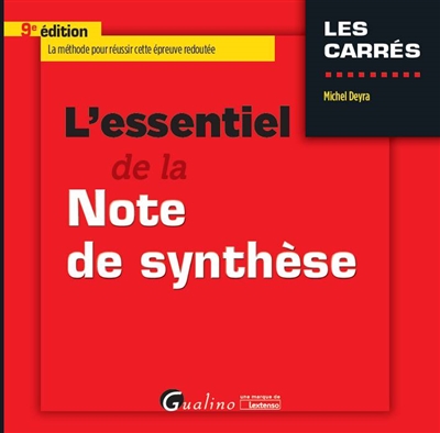 L'essentiel de la note de...