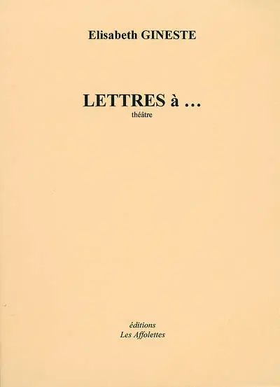 Lettres à...