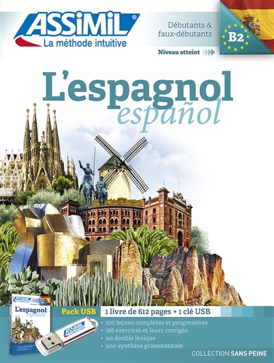 L'espagnol : pack USB : débutants & faux débutants, niveau atteint B2