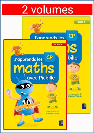 J'apprends les maths avec Picbille Fichiers 1 et 2 Cp