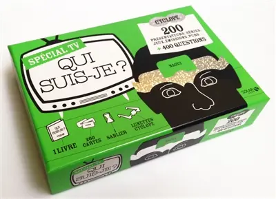 Qui suis-je ? : spécial TV : 200 présentateurs, séries, jeux, émissions, pubs... + 400 questions