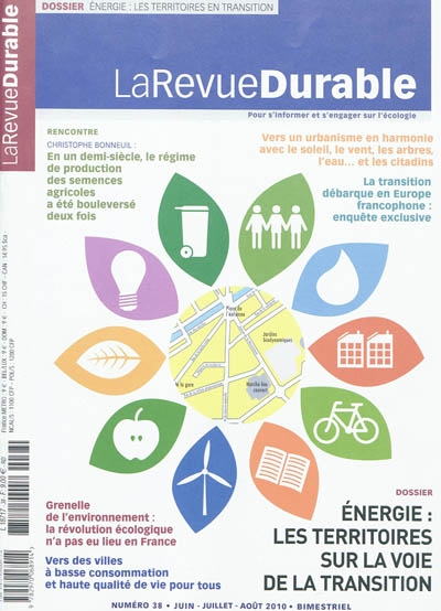 Revue durable (La), n° 38. Energie : les territoires sur la voie de la transition