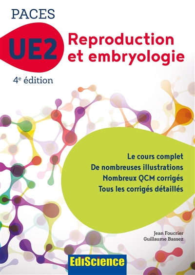 Reproduction et embryologie, UE2 Paces