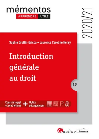 Introduction générale au droit : 2020-2021