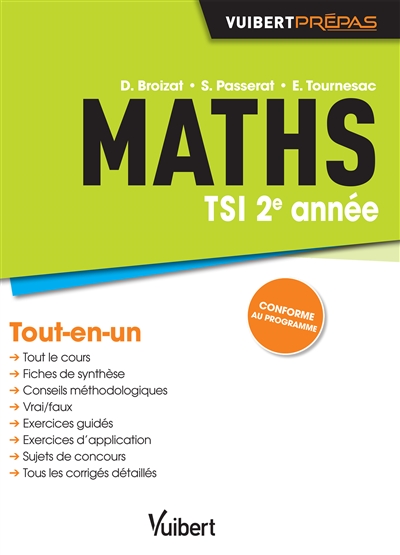 Maths : TSI 2e année :...