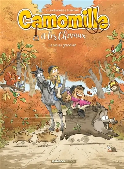 Camomille et les chevaux. Vol. 8. La vie au grand air