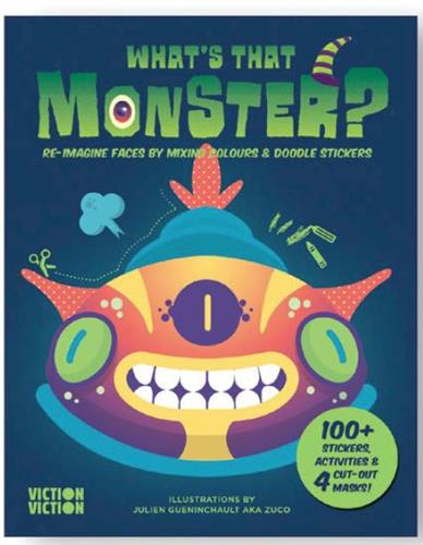 What´s that Monster ? : Re-imagine faces by mixing doodles & stickers