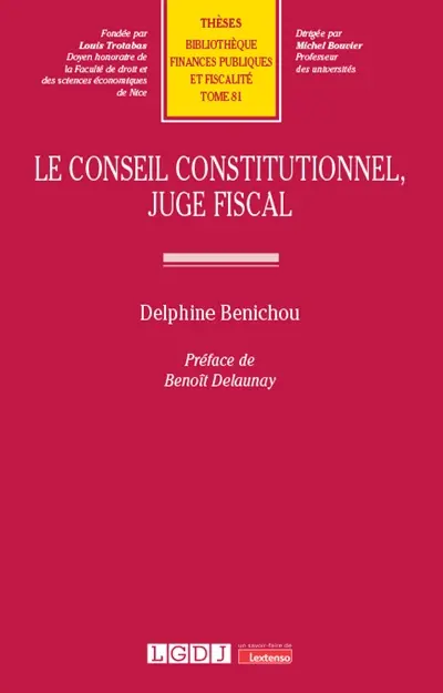 Le Conseil constitutionnel, juge fiscal