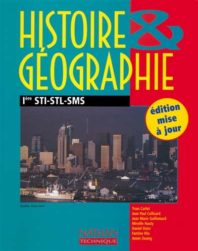 Histoire-géographie, 1re STI, STL, SMS