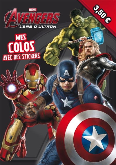 Avengers, l'ère d'Ultron : mes colos avec des stickers