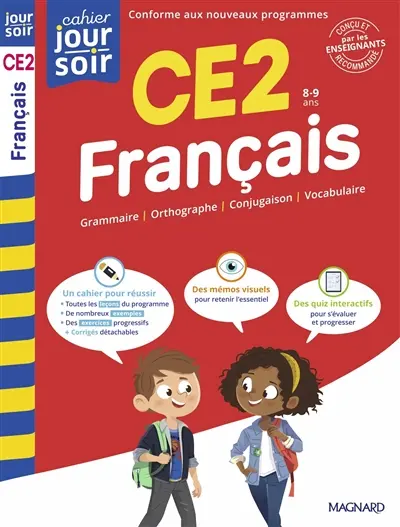 Français CE2, 8-9 ans : conforme aux nouveaux programmes
