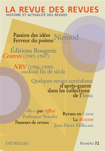 Revue des revues (La), n° 72