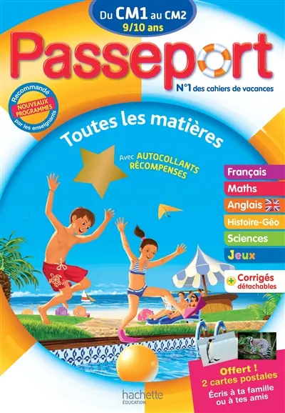 Passeport du CM1 au CM2, 9-10 ans : toutes les matières : nouveaux programmes