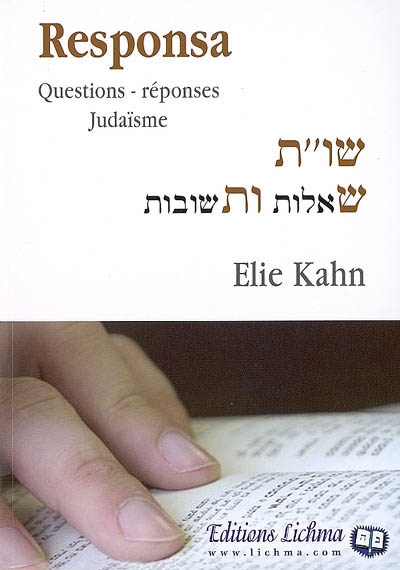 Responsa : questions-réponses judaïsme