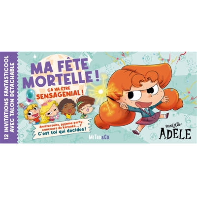 Les NOUVELLES Cartes d'invitation Mortelle Adèle