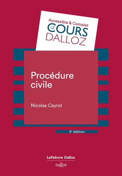 Procédure civile : 2025