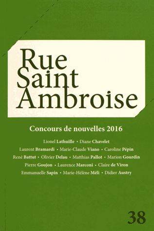 Rue Saint-Ambroise, n° 38. Concours de nouvelles 2016