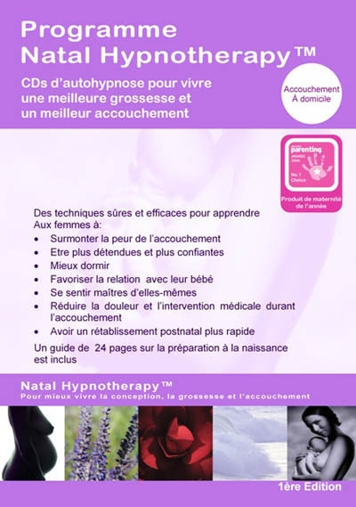 Programme de Natal hypnotherapy (accouchement à domicile) : programme audio d'autohypnose