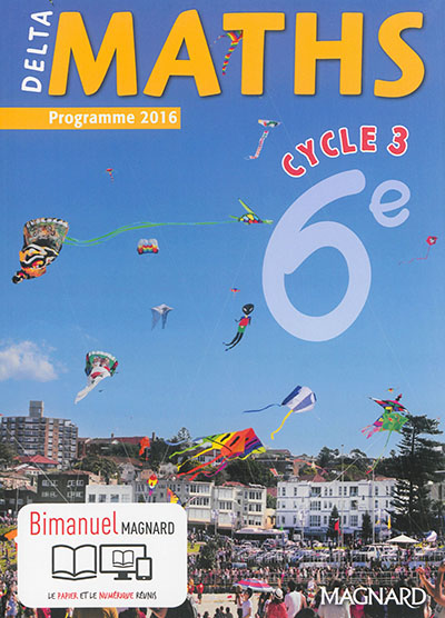Delta maths, cycle 3, 6e : programme 2016