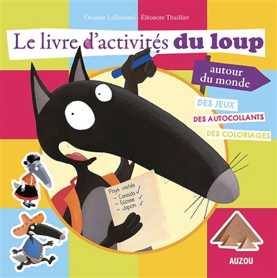 le livre d'activités du loup autour du monde