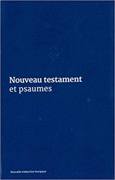 Nouveau Testament et Psaumes : couverture vinyle bleue