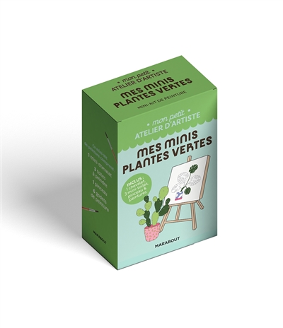 Mes minis plantes vertes : Mini-kit de peinture