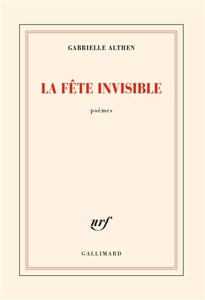 La fête invisible : poèmes