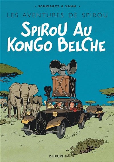 Les aventures de Spirou. Spirou au Kongo belche