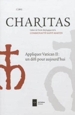 Charitas : cahier annuel de l'école de théologie, n° 2. Appliquer Vatican II : un défi pour aujourd'hui