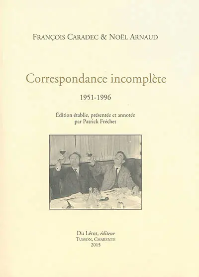 Correspondance incomplète : 1951-1996
