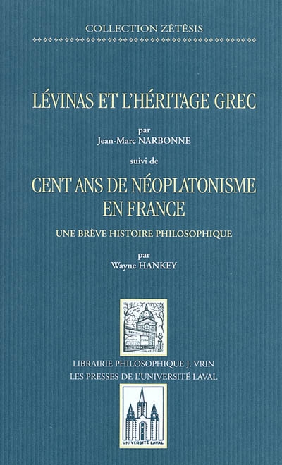Lévinas et l'héritage grec