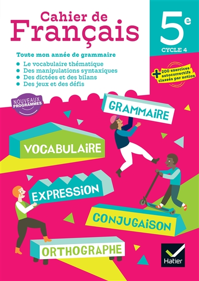 Cahier de français 5e :...