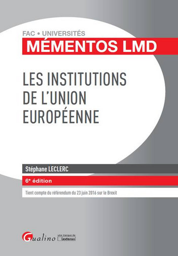 Les institutions de l'Union...