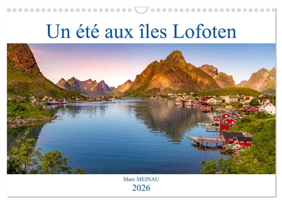 Un été aux Iles Lofoten (Calendrier mural 2026 DIN A3 vertical), CALVENDO calendrier mensuel : Un tour en 12 superbes paysages.