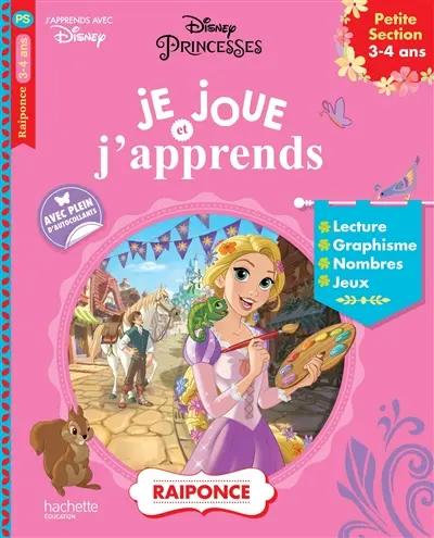 Raiponce : je joue et j'apprends : petite section, 3-4 ans