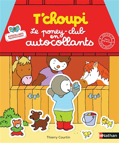 T'choupi : le poney-club en autocollants