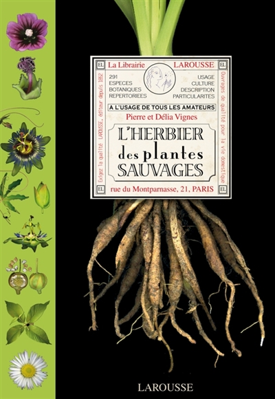 L'herbier des plantes sauvages : à l'usage de tous les amateurs : 291 espèces botaniques répertoriées, usage, culture, description, particularités
