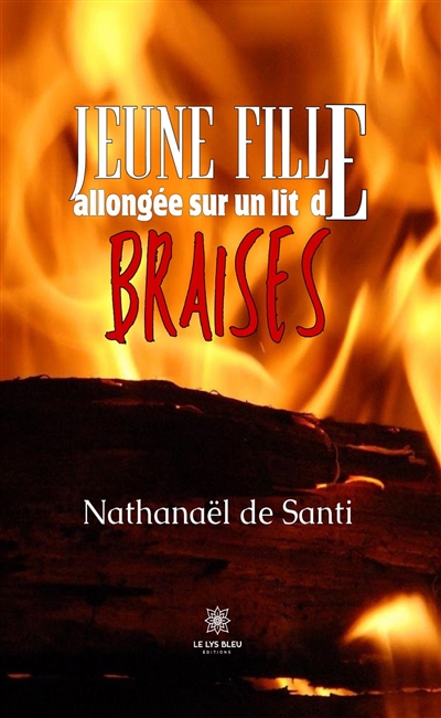 Jeune fille allongée sur un...