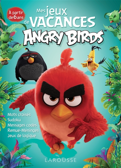 Mes jeux de vacances Angry birds