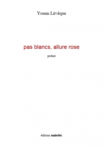 Pas blancs, allure rose