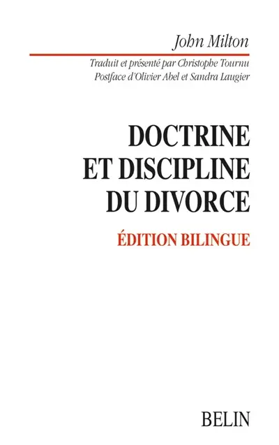 Doctrine et discipline du divorce