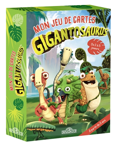 Gigantosaurus : mon jeu de cartes : de 2 à 5 joueurs, à partir de 5 ans