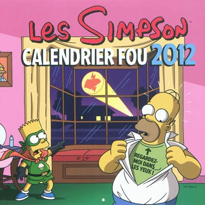 Les Simpson : calendrier fou 2012