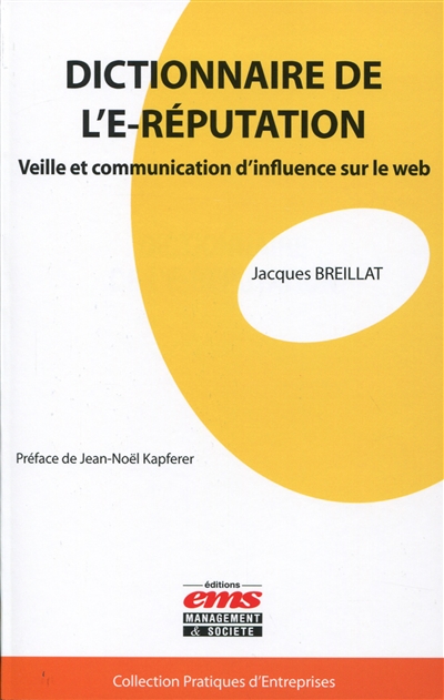 Dictionnaire de l'e-réputation : veille et communication d'influence sur le web