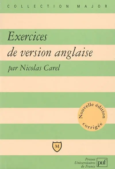 Exercices de version anglaise