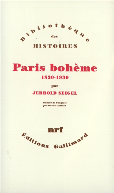paris bohème : culture et politique aux marges de la vie bourgeoise, 1830-1930