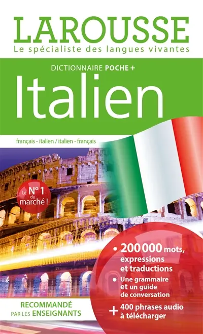 Italien, dictionnaire poche + : français-italien, italien-français Italien, dictionnaire poche + : français-italien, italien-français
