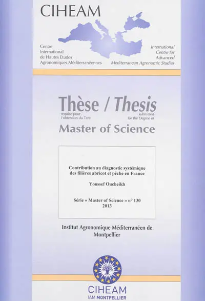 Contribution au diagnostic systèmique des filières abricot et pêche en France