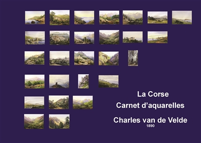La corse carnet d'aquarelles