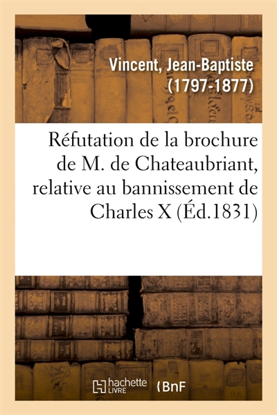 Réfutation de la brochure...